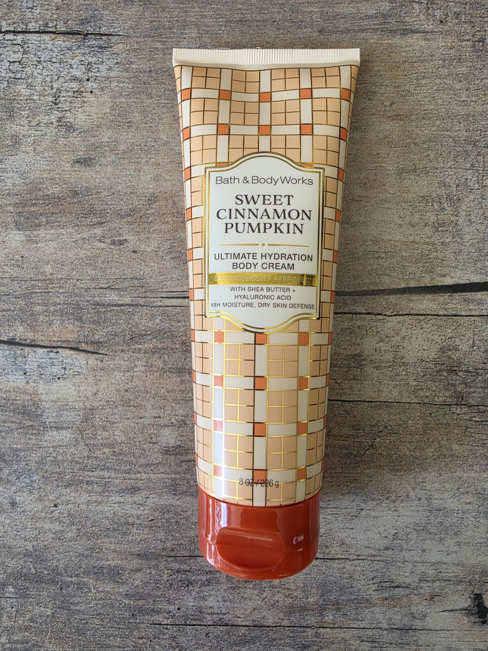 Bath & Body Works Sweet Cinnamon Pumpkin Body Cream - Beige & Orange